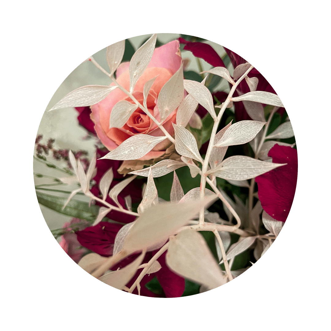 Blumenstrauß Hannah Blasewitz. Detailbild.