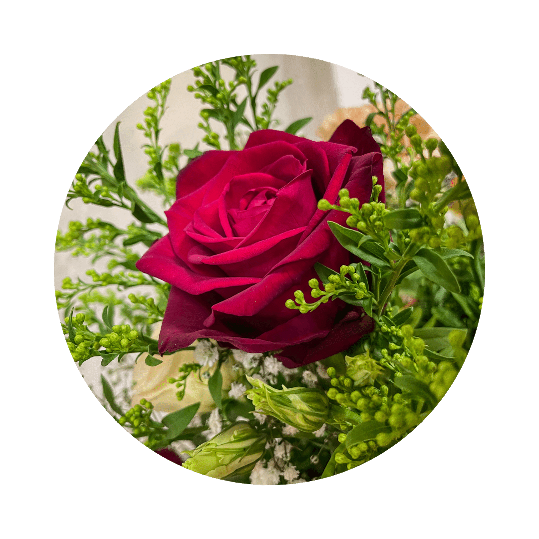 Blumenstrauß Pia Räcknitz. Detailbild.