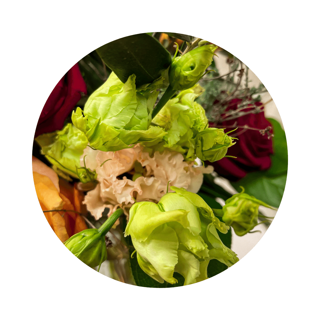 Blumenstrauß Emilia Weißig. Detailbild.