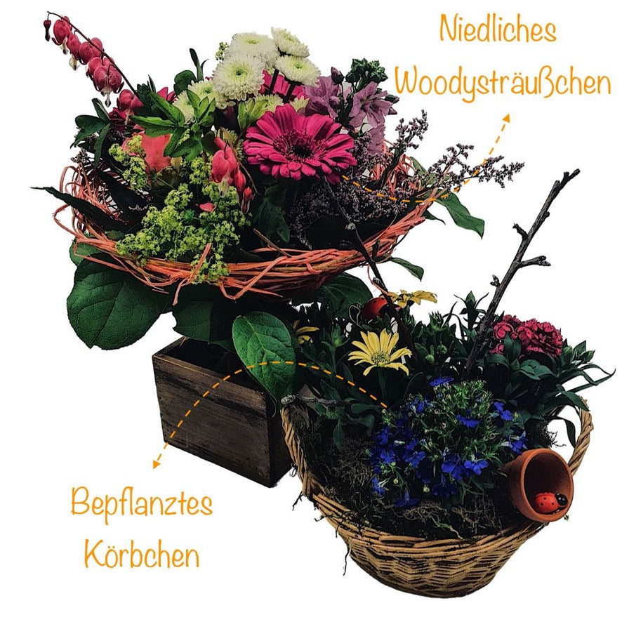 Blumenarrangement Klotzsche.