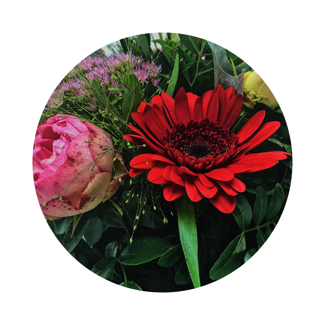 Blumenstrauß Maya Coschütz. Detailbild.