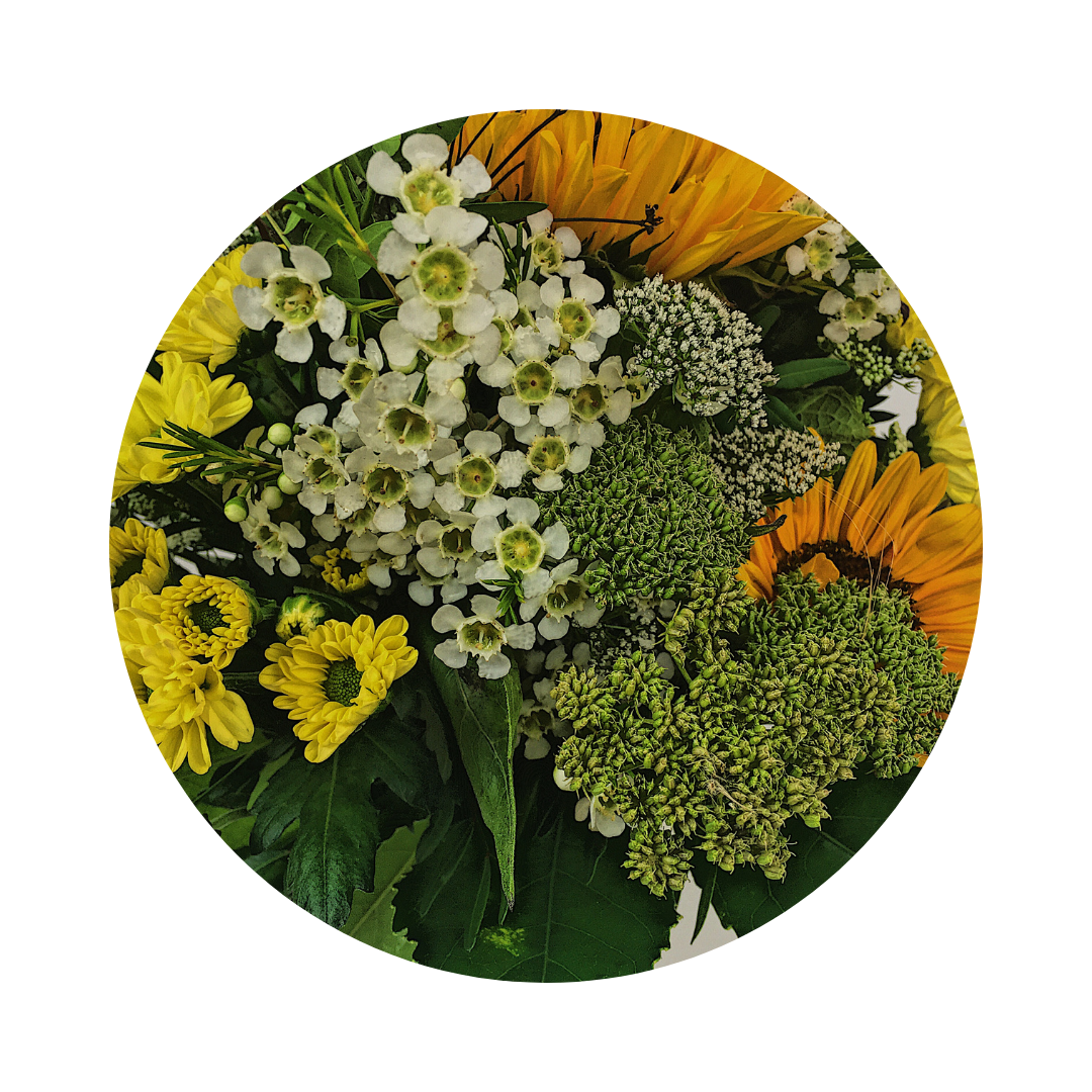 Blumenstrauß Helga Pieschen. Detailbild.