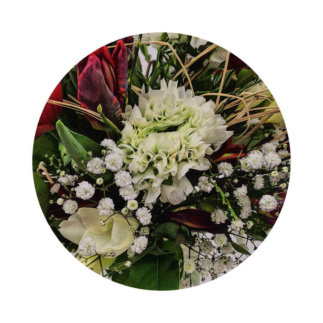 Blumenstrauß Melissa Malter. Detailbild.