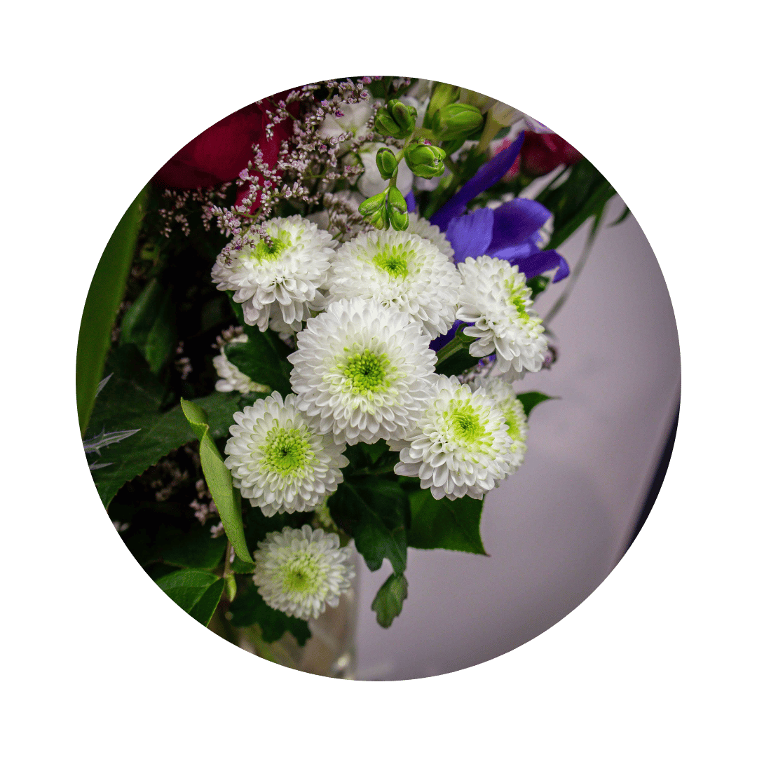 Blumenstrauß Elisabeth Cotta. Detailbild Santini.