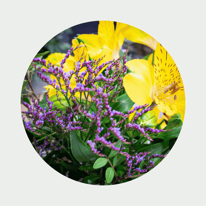 Blumenstrauß Melinda Rochwitz. Limonium Detailbild.