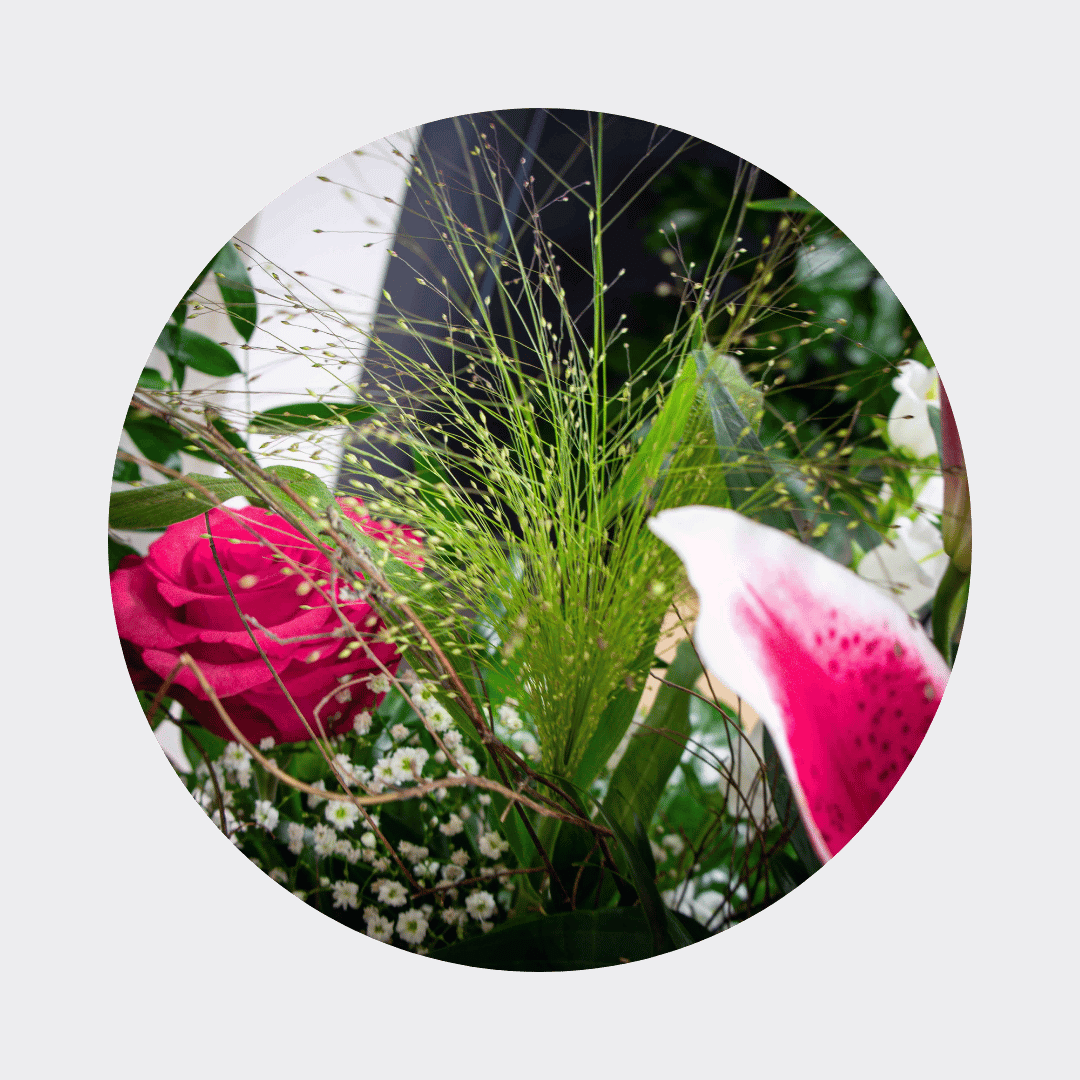 Blumenstrauß Franzi Zschiedge. Detailbild Panicum.