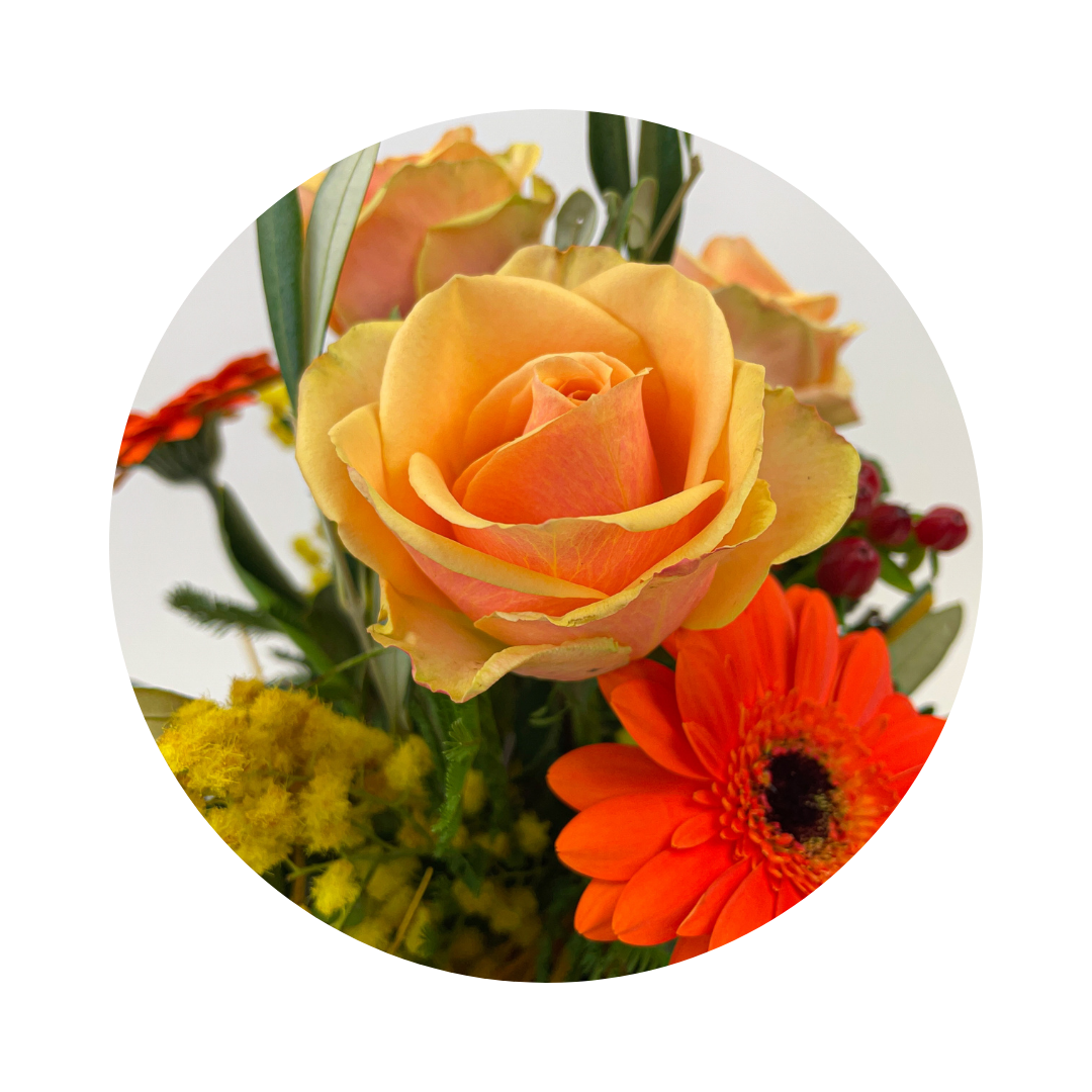 Blumenstrauß Kyara Borlas. Detailbild.