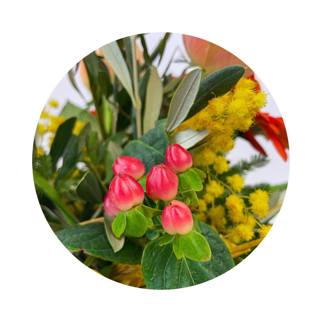 Blumenstrauß Kyara Borlas. Detailbild.