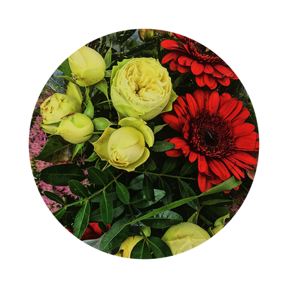 Blumenstrauß Maya Coschütz. Detailbild.