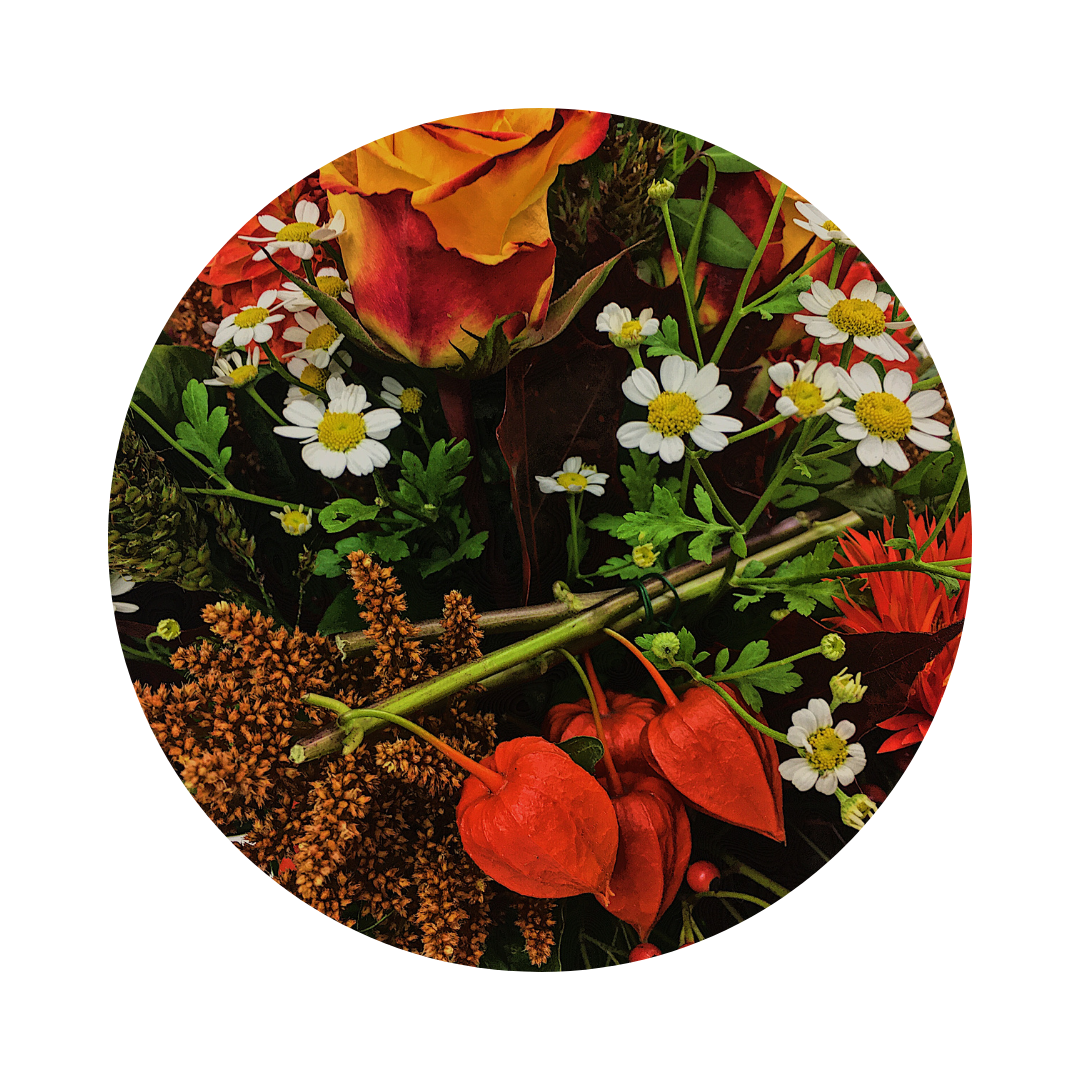 Blumenstrauß Saskia Pesterwitz. Detailbild.
