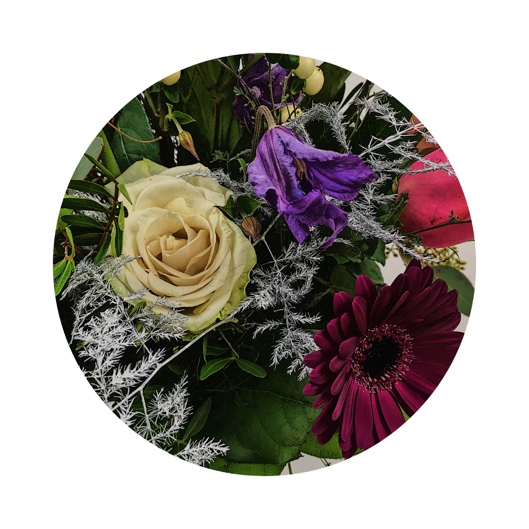 Blumenstrauß Tina Wurgwitz. Detailbild. 
